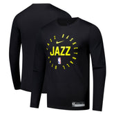 Utah Jazz 2024/25 Legend On-Court Practice Long Sleeve T-Shirt - Black cheap