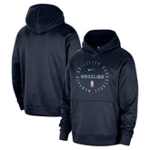 Memphis Grizzlies 2024/25 Spotlight On-Court Practice Performance Pullover Hoodie - Navy sale
