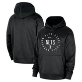 Brooklyn Nets 2024/25 Spotlight On-Court Practice Performance Pullover Hoodie - Black cheap