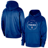 Philadelphia 76ers 2024/25 Spotlight On-Court Practice Performance Pullover Hoodie - Royal on sale