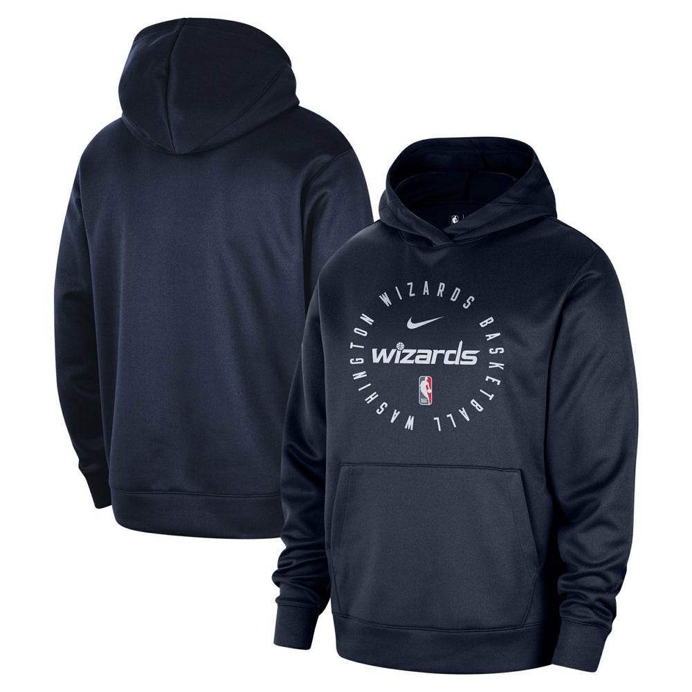 Washington Wizards 2024/25 Spotlight On-Court Practice Performance Pullover Hoodie - Navy discount
