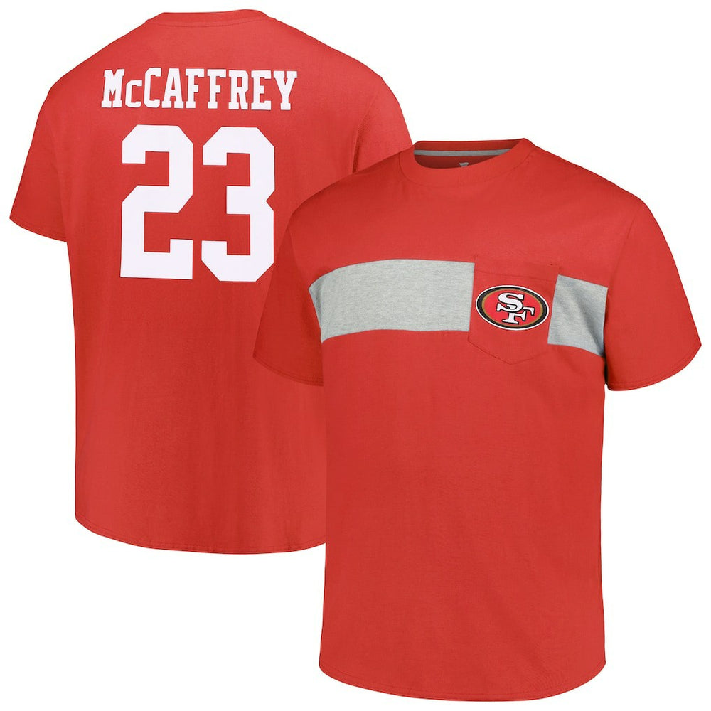 Christian McCaffrey San Francisco 49ers Big & Tall T-Shirt - Scarlet for sale