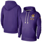 Los Angeles Lakers Courtside Standard Issue Premium Performance Pullover Hoodie - Purple for sale