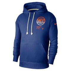 New York Knicks Courtside Standard Issue Premium Performance Pullover Hoodie - Blue on sale