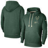 Milwaukee Bucks Courtside Standard Issue Premium Performance Pullover Hoodie - Hunter Green on sale