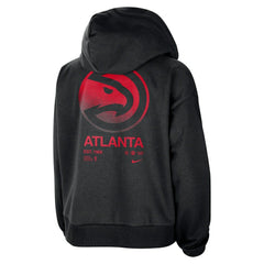 Atlanta Hawks Women's Courtside Standard Issue Performance Pullover Hoodie - Black shop