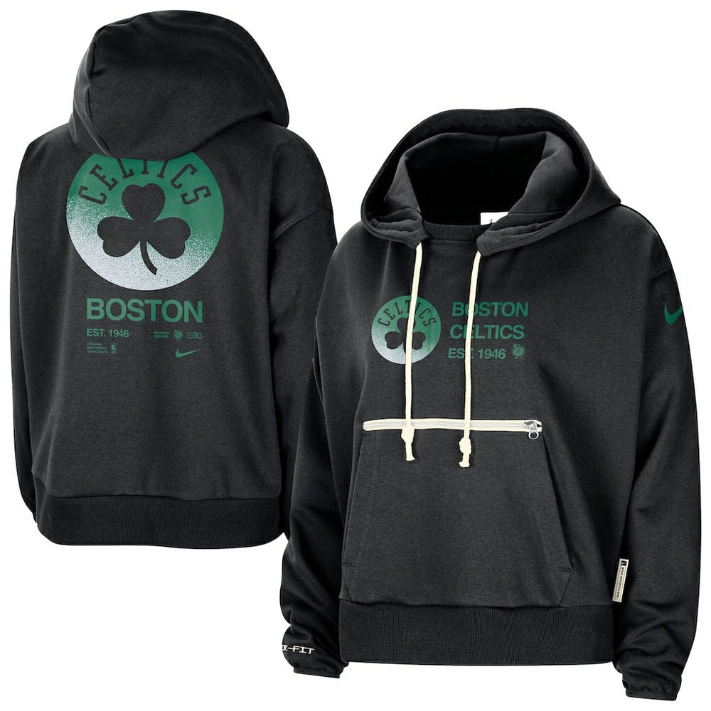 Boston Celtics Women's Courtside Standard Issue Performance Pullover Hoodie - Black online