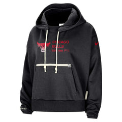 Chicago Bulls Women's Courtside Standard Issue Performance Pullover Hoodie - Black online