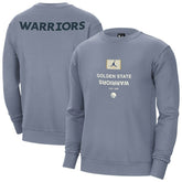 Golden State Warriors Jordan Brand Courtside Statement Edition Heavyweight Pullover Sweatshirt sale - Blue outlet