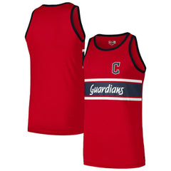 Cleveland Guardians Jersey Ringer Tank Top Red