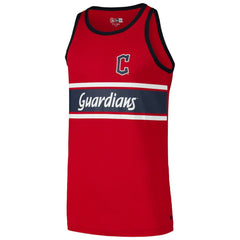 Cleveland Guardians Jersey Ringer Tank Top Red