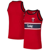 Minnesota Twins Jersey Ringer Tank Top Red