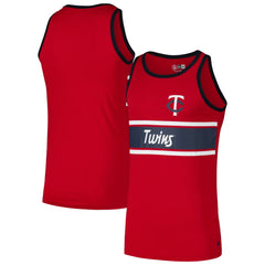 Minnesota Twins Jersey Ringer Tank Top Red