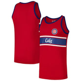 Chicago Cubs Jersey Ringer Tank Top Red