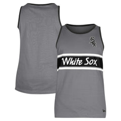 Chicago White Sox Jersey Ringer Tank Top Gray