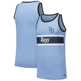 Tampa Bay Rays Jersey Ringer Tank Top Light Blue