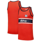 Houston Astros Jersey Ringer Tank Top Orange