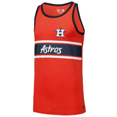 Houston Astros Jersey Ringer Tank Top Orange
