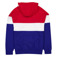 Atlanta Braves Ripstop Raglan Quarter-Zip Hoodie Windbreaker Jacket Blue