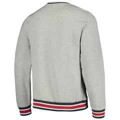 St. Louis Cardinals Throwback Classic Pullover Sweatshirt Heather Gray