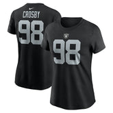 Maxx Crosby Las Vegas Raiders Women's Player Name & Number T-Shirt - Black for sale