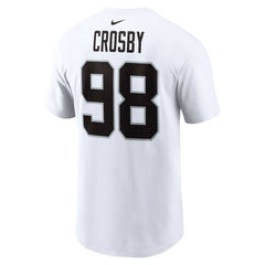 Maxx Crosby Las Vegas Raiders Player Name & Number T-Shirt - White outlet