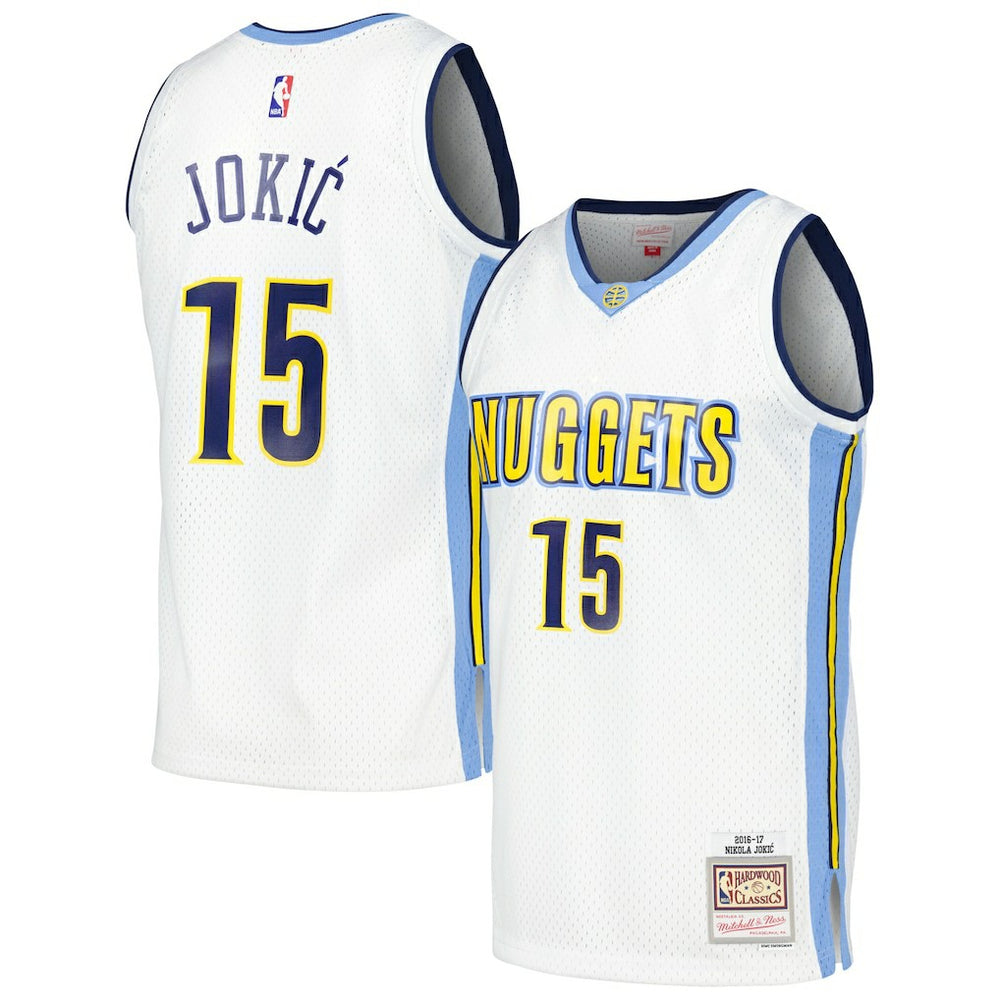Nikola Jokic Denver Nuggets 2016/17 Throwback Swingman Jersey sale - White outlet