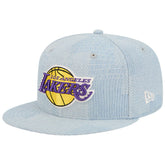 Los Angeles Lakers Injection Denim Patchwork 9FIFTY Snapback Hat - Denim on sale