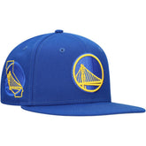 Golden State Warriors Injection State Outline 9FIFTY Snapback Hat sale - Royal on sale
