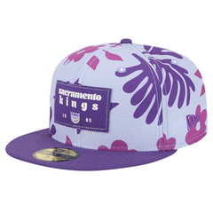 Sacramento Kings Palm Fronds 2-Tone 59FIFTY Fitted Hat - Purple for sale