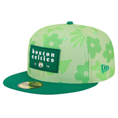 Boston Celtics Palm Fronds 2-Tone 59FIFTY Fitted Hat - Kelly Green on sale