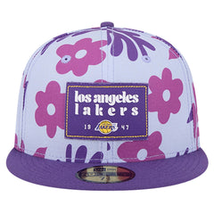 Los Angeles Lakers Palm Fronds 2-Tone 59FIFTY Fitted Hat - Purple for sale