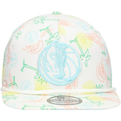 Dallas Mavericks Palm Trees and Waves Golfer Adjustable Hat sale - White shop