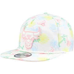 Chicago Bulls Palm Trees and Waves Golfer Adjustable Hat - White shop