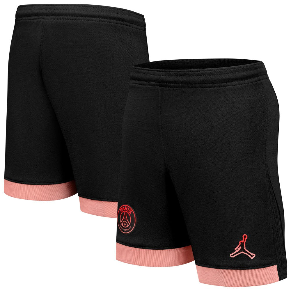 Paris Saint-Germain Jordan Brand Youth 2024/25 Third Stadium Shorts - Black sale