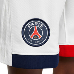 Paris Saint-Germain Youth 2024/25 Away Stadium Shorts - White discount