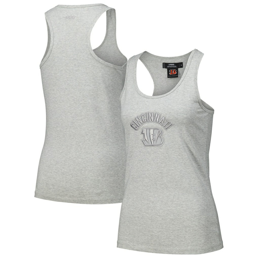 Cincinnati Bengals Pro Standard Women's Triple Tonal Racerback Tank Top - Gray online