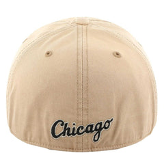 Chicago White Sox Dusted Franchise Fitted Hat Khaki
