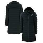 Philadelphia Eagles Cutter & Buck Women's Mission Ridge Repreve Eco Insulated Long Full-Zip Puffer Jacket - Black discount