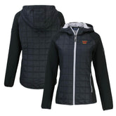 Washington Commanders Cutter & Buck Women's Rainier Primaloft Eco Full-Zip Hybrid Jacket - Black cheap
