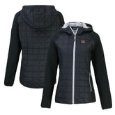 Cincinnati Bengals Cutter & Buck Women's Rainier Primaloft Eco Full-Zip Hybrid Jacket - Black sale