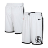 Brooklyn Nets 2024/25 Association Edition Swingman Shorts - White cheap