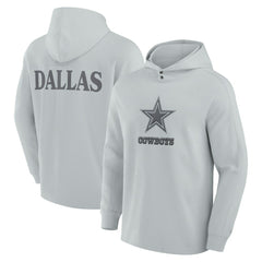 Dallas Cowboys Elements Blaze Tri-Blend Long Sleeve Hoodie T-Shirt - Gray sale