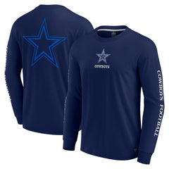 Dallas Cowboys Unisex Elements Strive Long Sleeve T-Shirt - Navy outlet