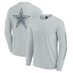 Dallas Cowboys Unisex Elements Strive Long Sleeve T-Shirt - Gray cheap