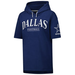 Dallas Cowboys Unisex Elements Ready Short Sleeve Pullover Hoodie - Navy sale