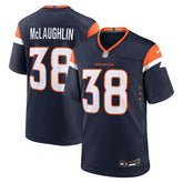 Jaleel McLaughlin Denver Broncos Alternate Game Jersey - Navy for sale