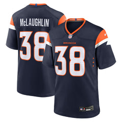 Jaleel McLaughlin Denver Broncos Alternate Game Jersey - Navy for sale