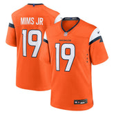 Marvin Mims Jr Denver Broncos Team Game Jersey - Orange on sale
