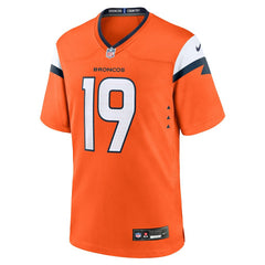 Marvin Mims Jr Denver Broncos Team Game Jersey - Orange on sale